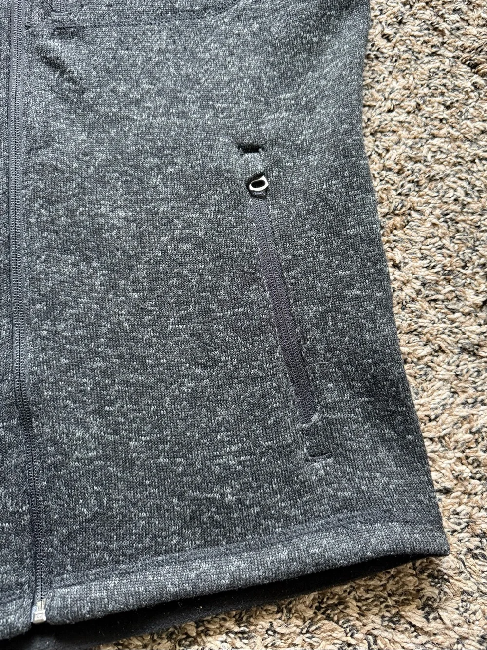 Cinch Men’s Heather Charcoal Sweater Fleece Vest Size Small